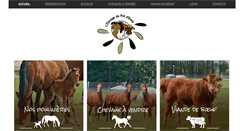 Desktop Screenshot of elevagedupredeissy.ch